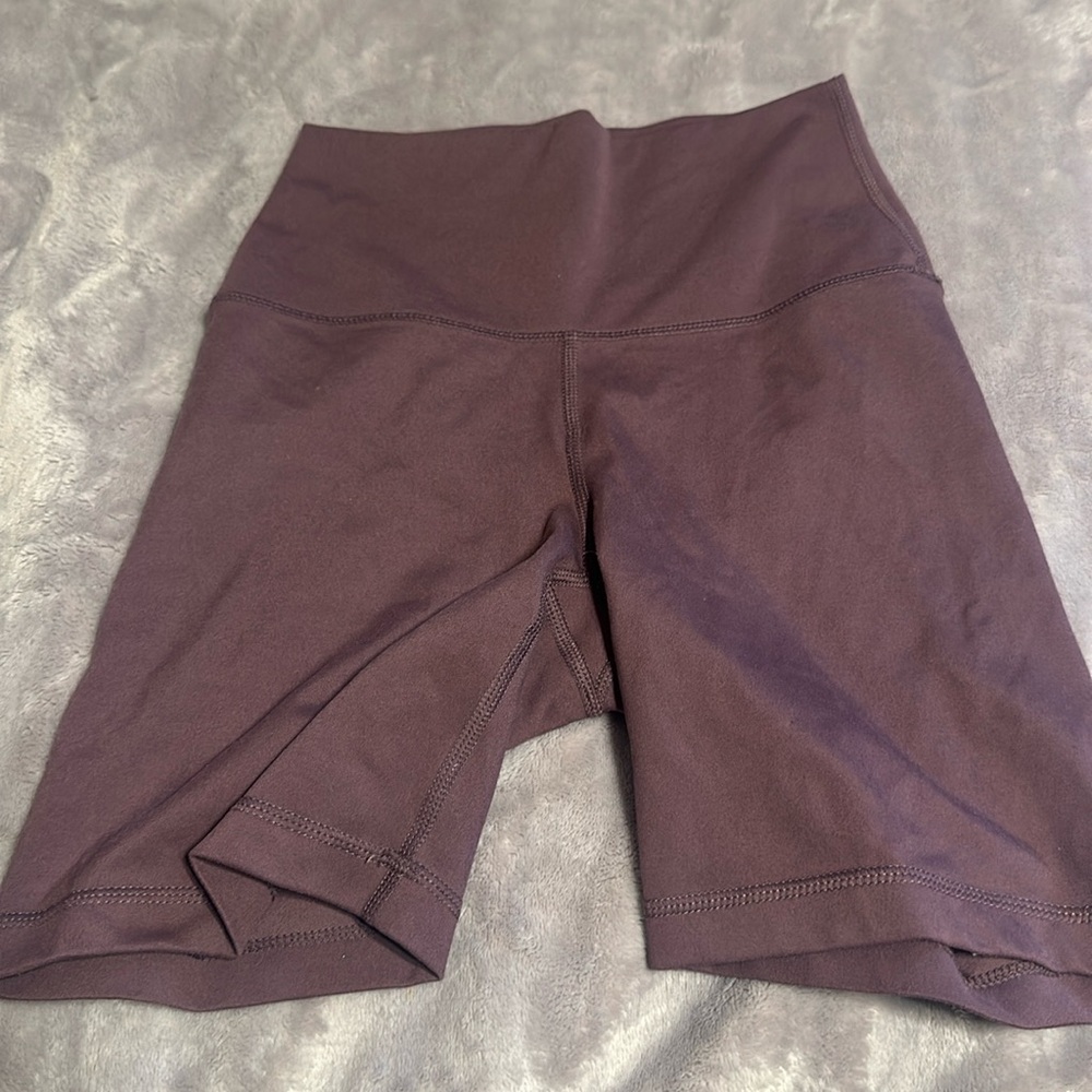 Purple biker shorts